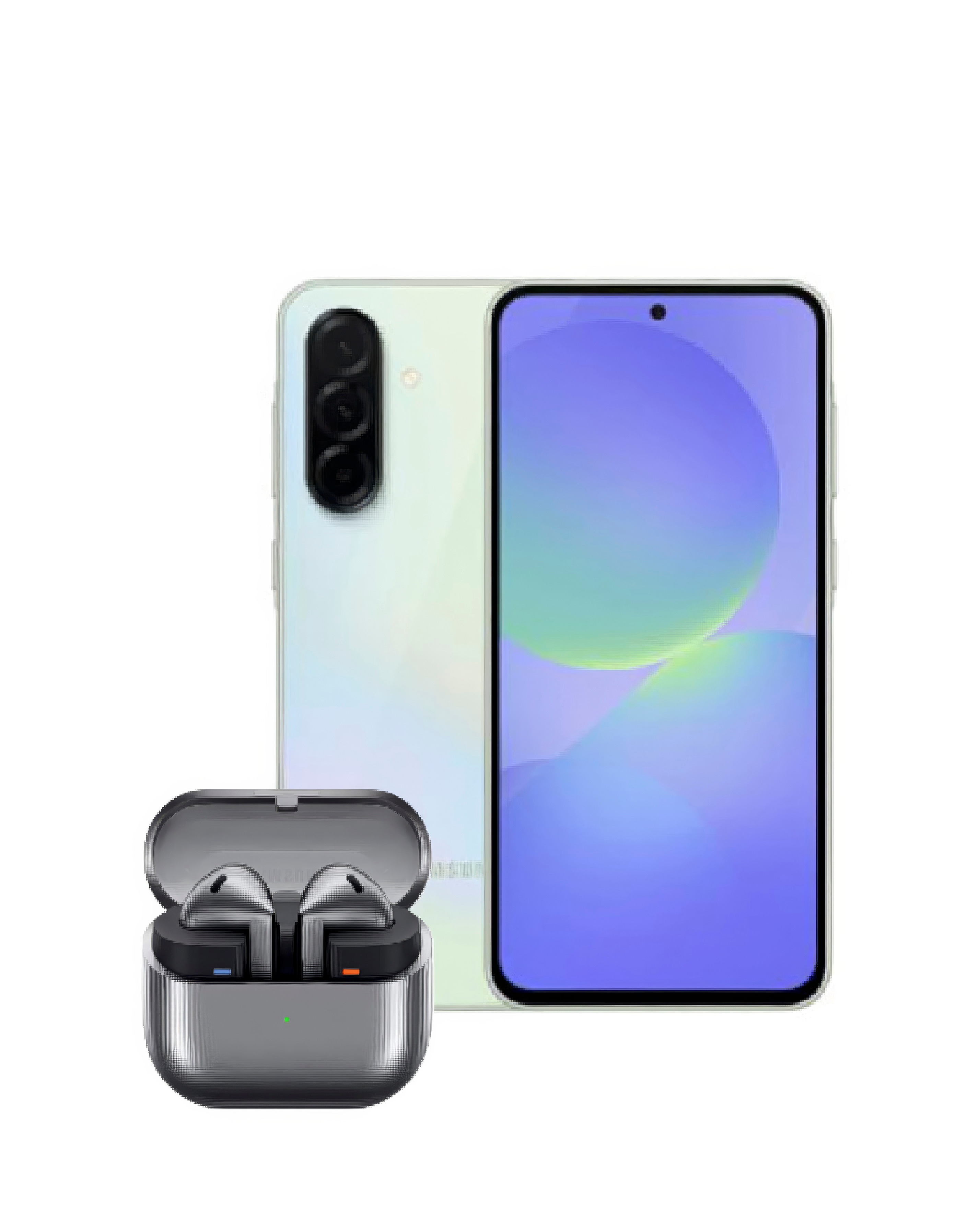 Samsung A36 Lime & Buds3 Silver