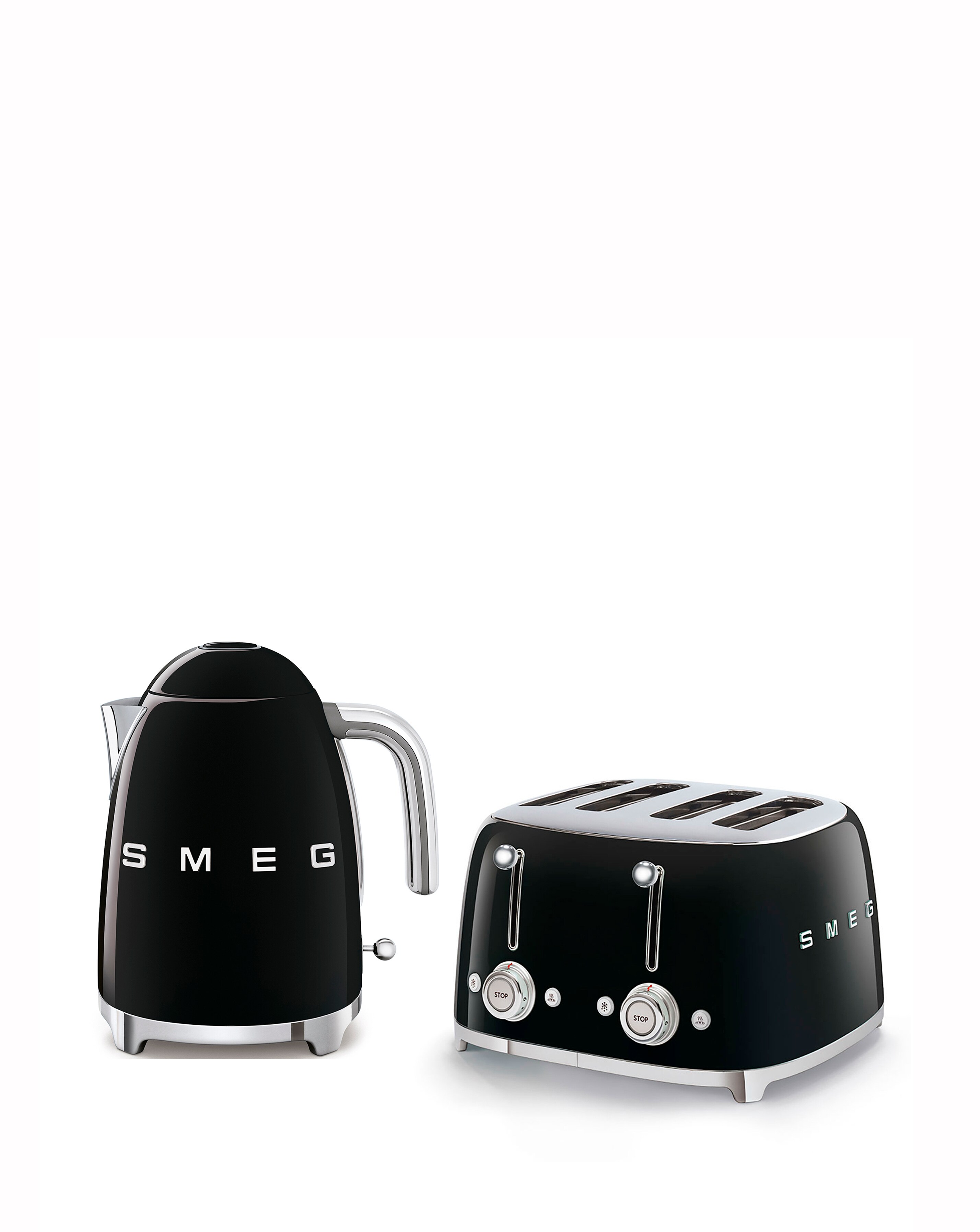 SMEG KETTLE BLACK 4 BUNDLE
