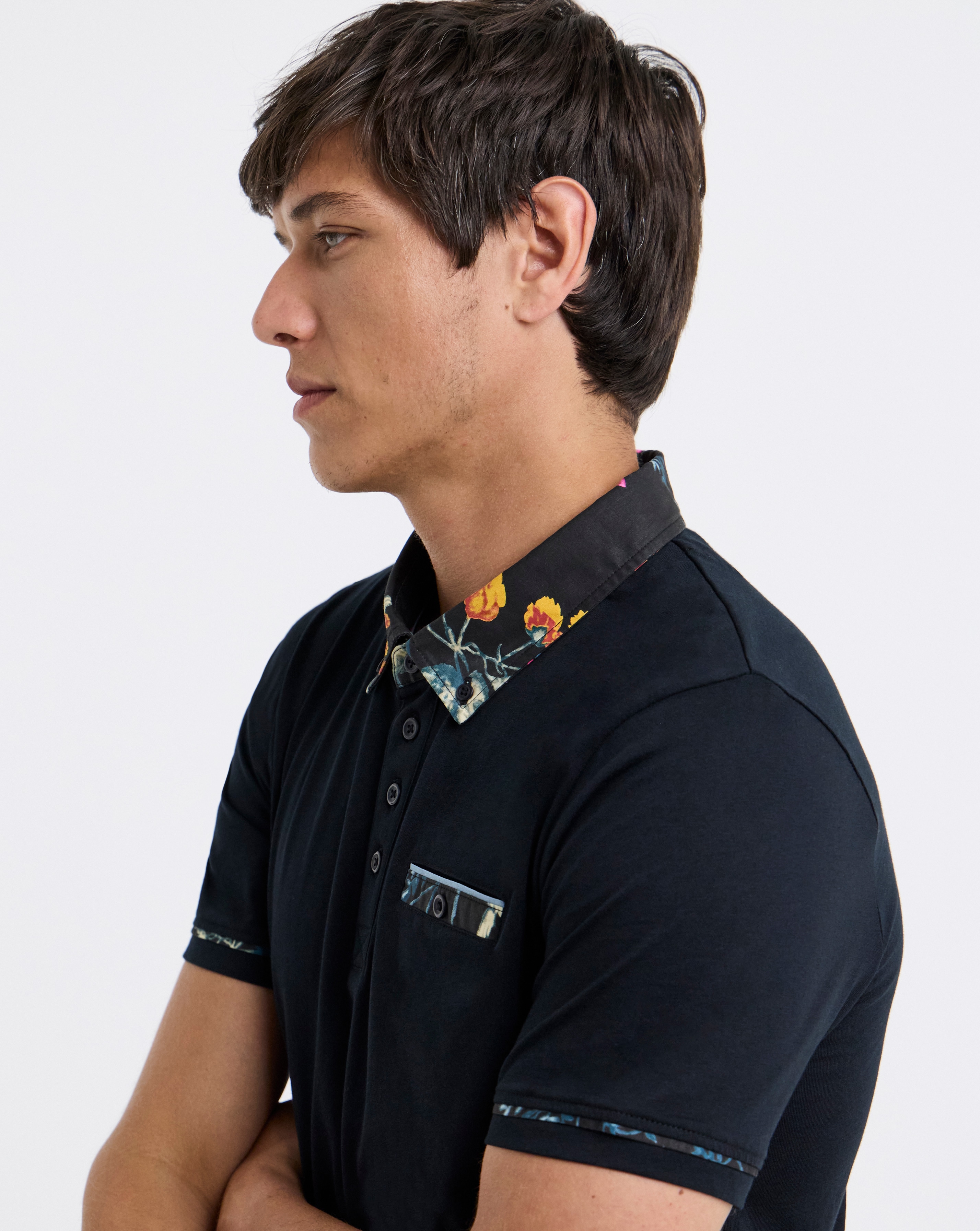 Joe Browns Woven Collar Polo