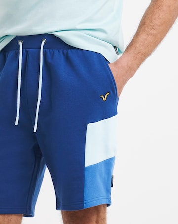 Voi Colour Block Fleece Jog Shorts