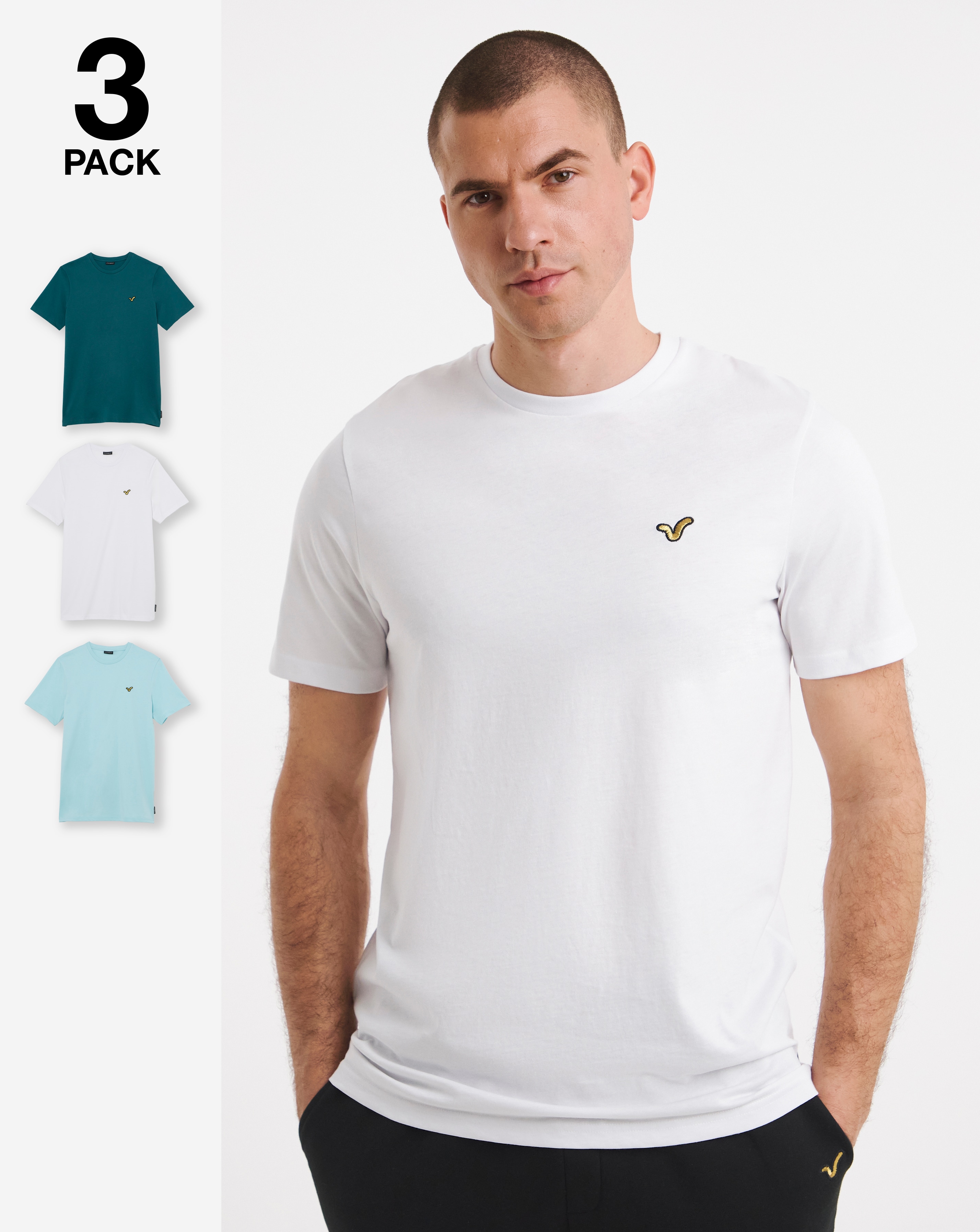New In - Voi 3 Pack Storm T-shirts Long