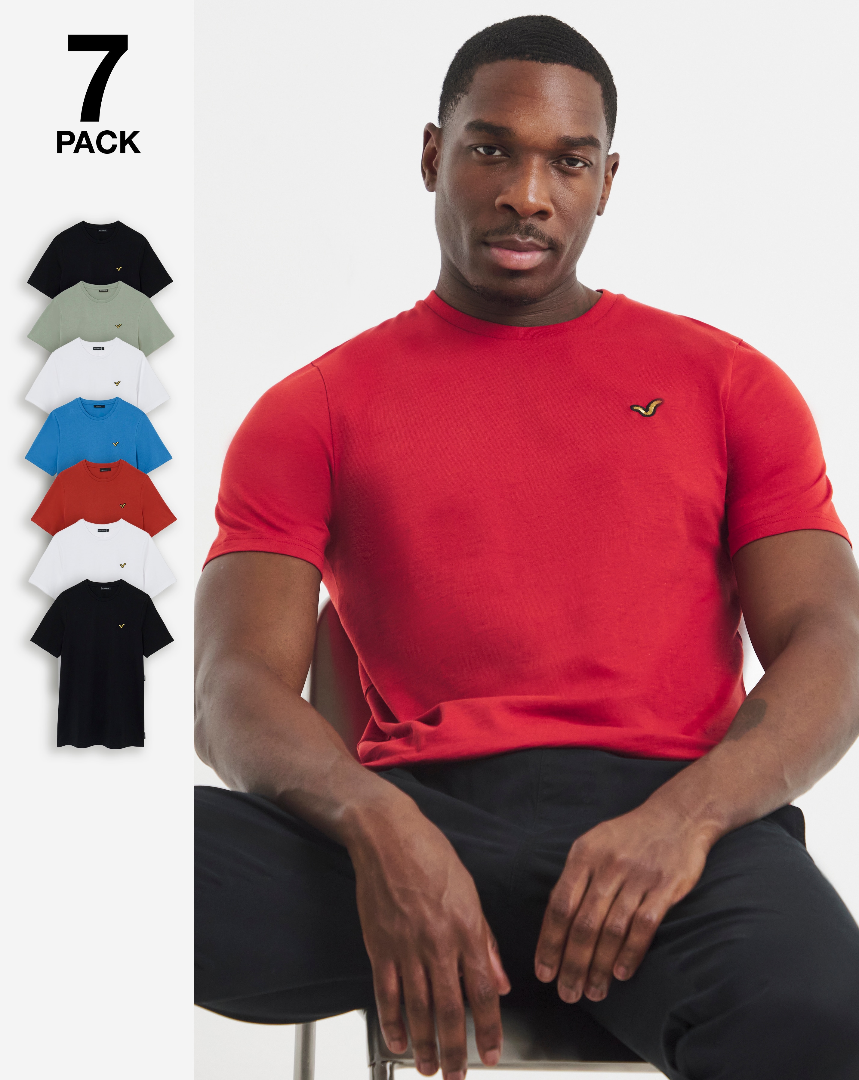 New In - Voi 7 Pack Storm T-Shirts