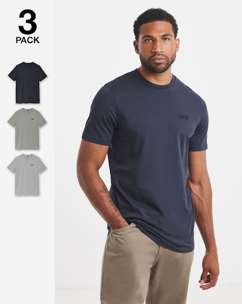 New In - Voi 3 Pack T-shirts Long Length