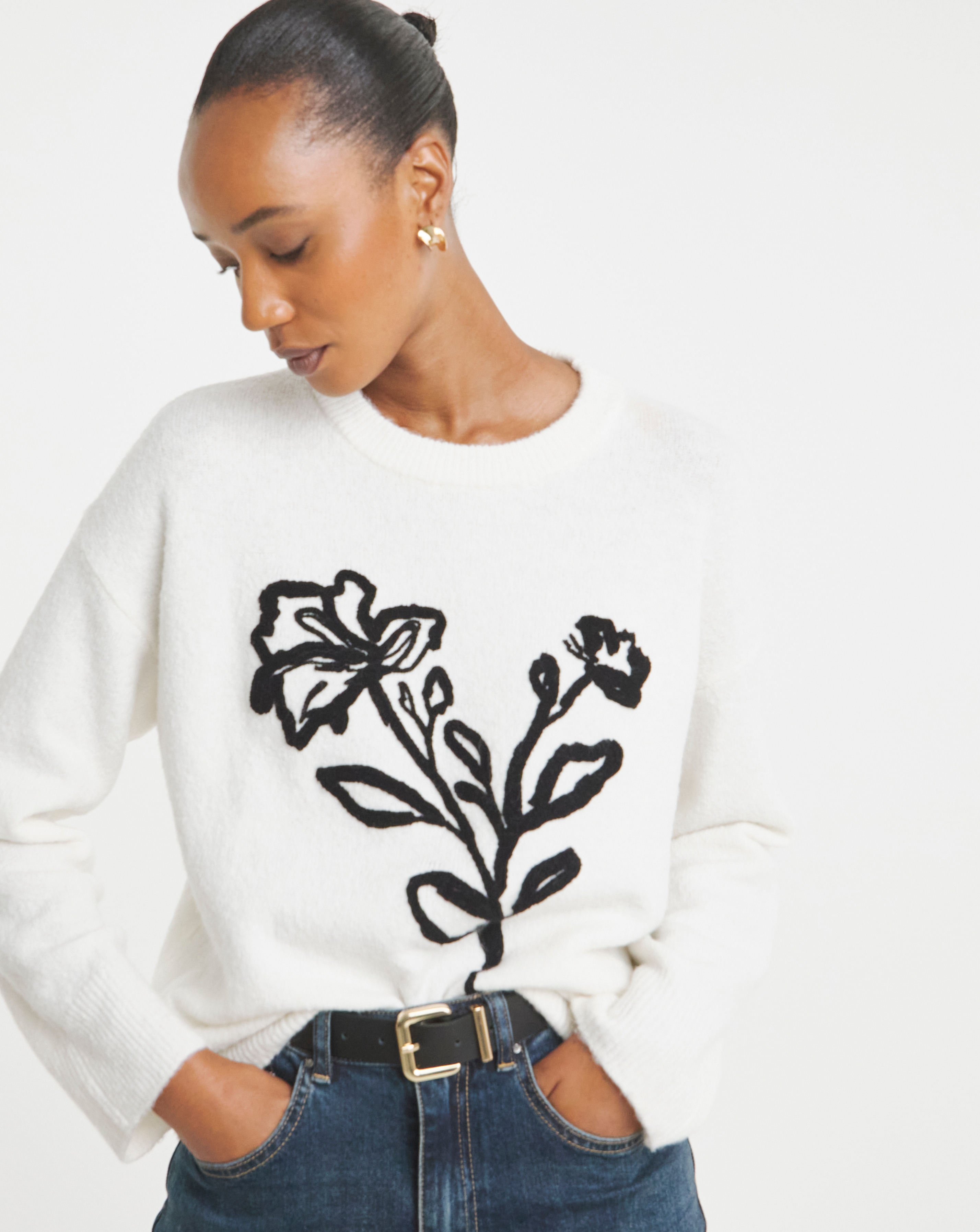 New In - Applique Knitted Jumper