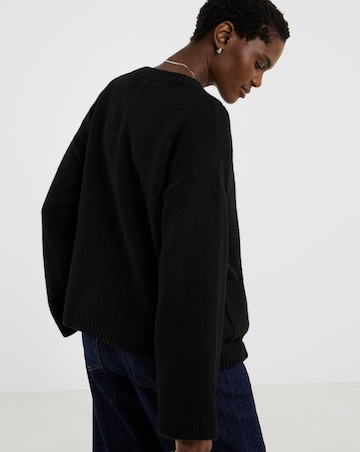Black Wide Sleeve Jumper