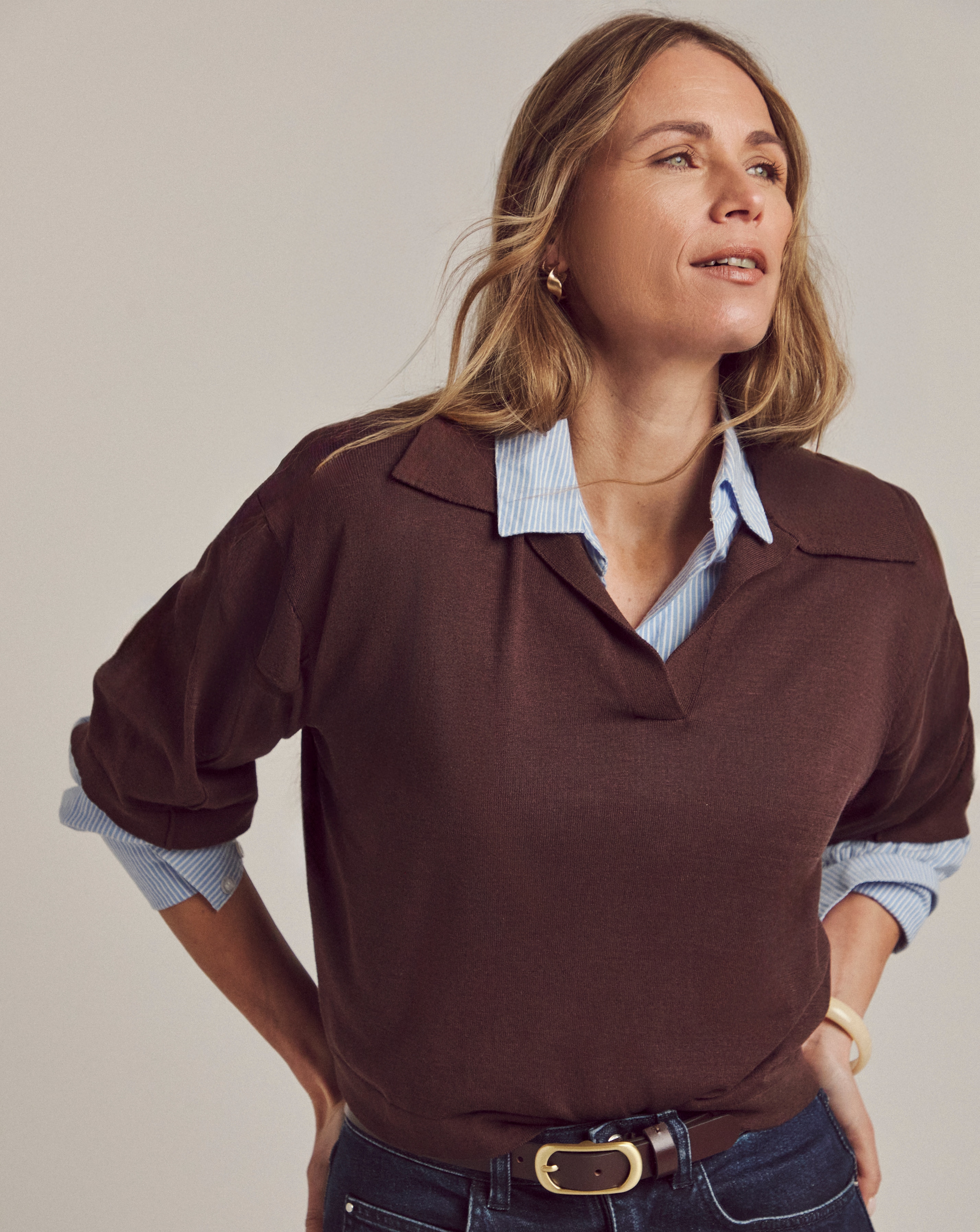 Anthology Fine Knit Polo Shirt