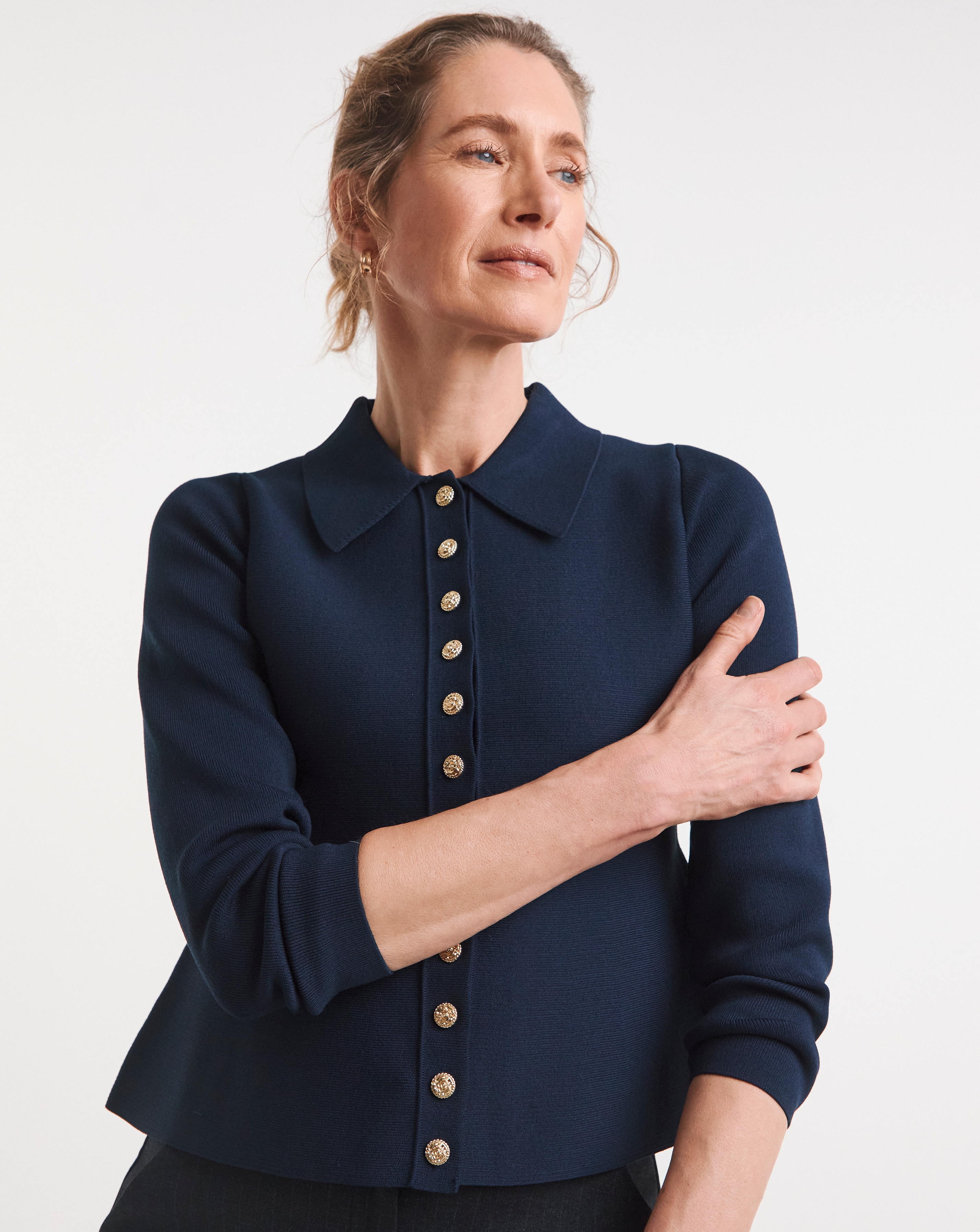 New In - Peplum Knitted Jacket