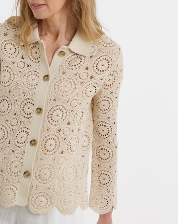 Crochet Knitted Overshirt