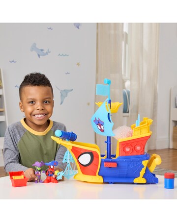 Spidey And His Amazing Friends Pirate Ship 3in Playset