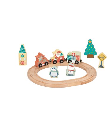 Hi Pando - Wooden Christmas Tabletop Railroad