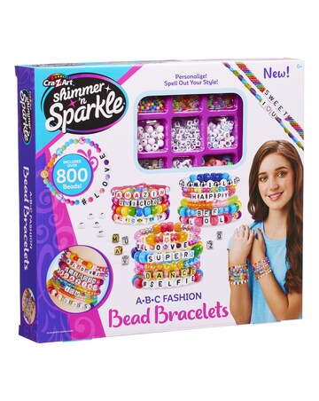 Shimmer N Sparkle ABC Fashion Beads Bracelets
