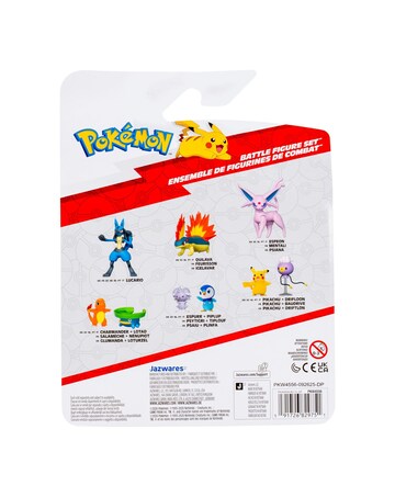 Pokemon Battle Figure 3 Pack W28
