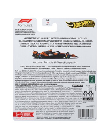 Hot Wheels Premium F1: McLaren Lando Norris