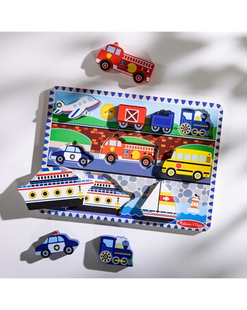 Melissa & Doug - Vehicle Chunky Puzzle