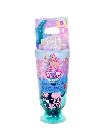 Barbie Pop Reveal Doll: Sea Slushy (Blue)