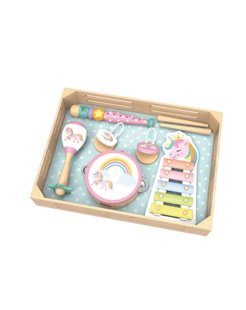 Wooden Musical Instrument Set - Unicorn