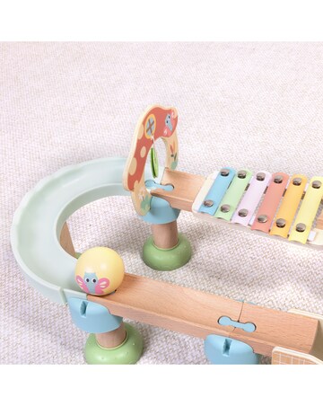 Wooden Ball Drop Track Set