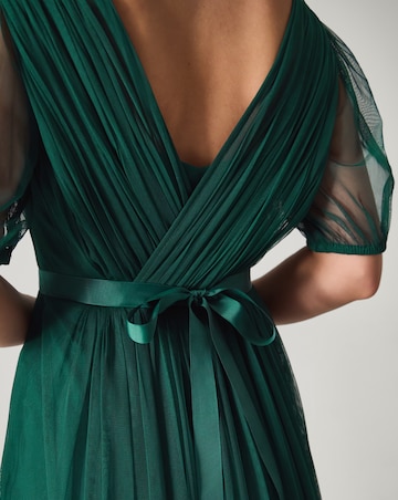 Monsoon Ellie Sheer Sleeve Maxi Dress