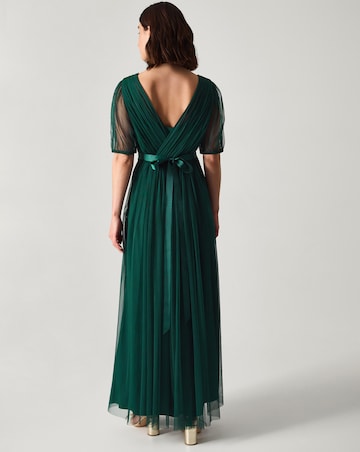 Monsoon Ellie Sheer Sleeve Maxi Dress
