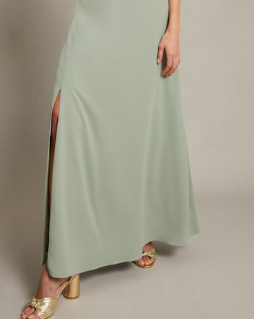 Monsoon Monika Halter Chiffon Maxi Dress