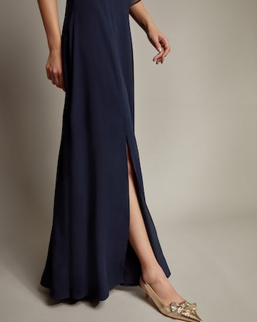 Monsoon Monika Halter Chiffon Maxi Dress
