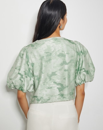 Monsoon Josie Floral Jacquard Top