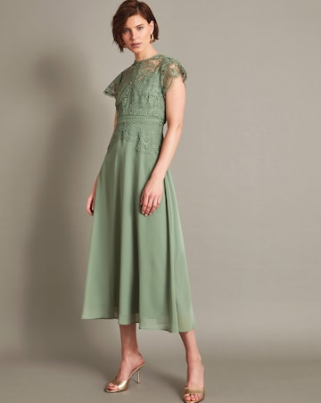 Monsoon Monica Lace Midi Dress