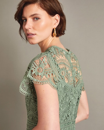 Monsoon Monica Lace Midi Dress