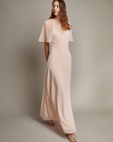 Monsoon Mona Angel Sleeve Maxi Dress