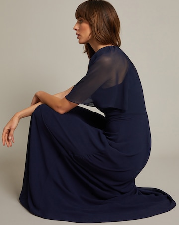 Monsoon Mona Angel Sleeve Maxi Dress