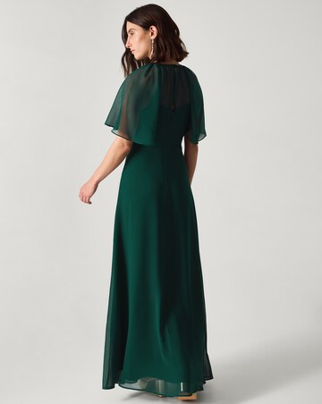 Monsoon Mona Angel Sleeve Maxi Dress