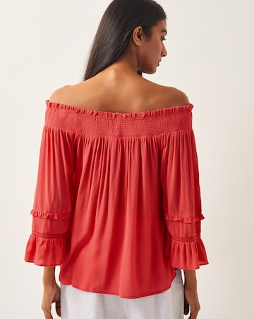 Monsoon Ava Off-The-Shoulder Smock Top