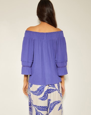 Monsoon Ava Off-The-Shoulder Smock Top