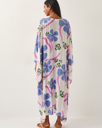 Monsoon Fiona Maxi Print Kaftan