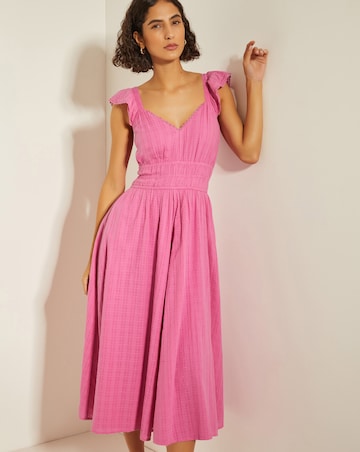 Monsoon Marlee Ruffle Midi Sun Dress