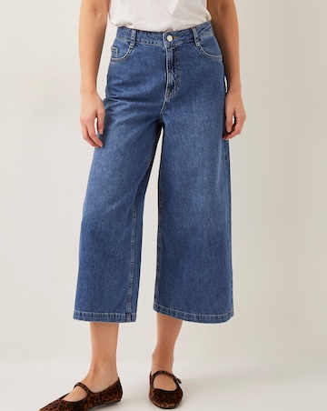 Monsoon Jenna Wide Leg Crop Jeans