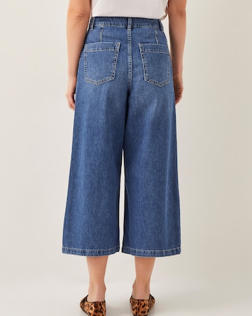 Monsoon Jenna Wide Leg Crop Jeans