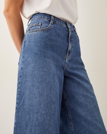 Monsoon Jenna Wide Leg Crop Jeans
