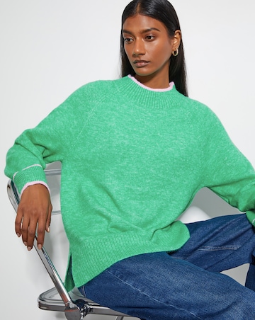 Monsoon Oti Oversized Mock Neck Jumper