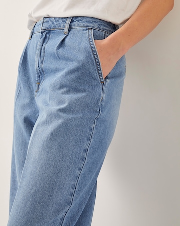 Monsoon Justine Pleat Wide Leg Jeans