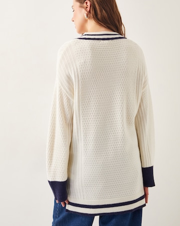 Monsoon Ola Oversized V-Neck Jumper