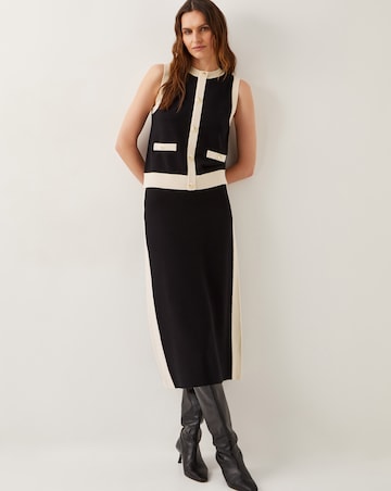 Monsoon Sala Two Tone Knit Vest