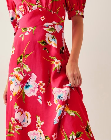 Monsoon Meredith Floral Midi Shirt Dress
