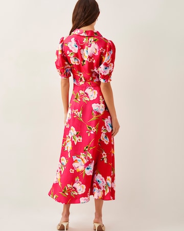 Monsoon Meredith Floral Midi Shirt Dress