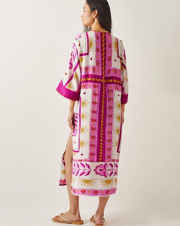 Monsoon Tina Summer Floral Maxi Kaftan Dress