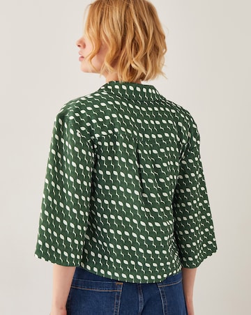 Monsoon Maren Geometric Print Shirt