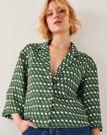 Monsoon Maren Geometric Print Shirt