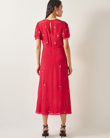 Monsoon Gia Embellished Tea Dress