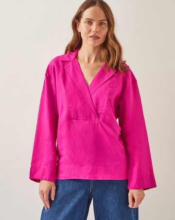 Monsoon Tulip Collar Top