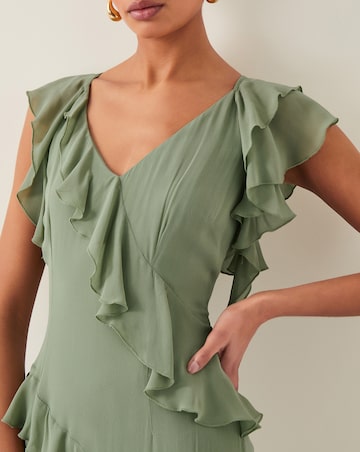 Monsoon Romy Ruffle Maxi Dress